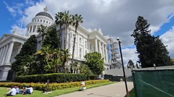 Sacramento California Estados Unidos 2024 Miles Reúnen Sacramento Para Referéndum — Vídeos de Stock