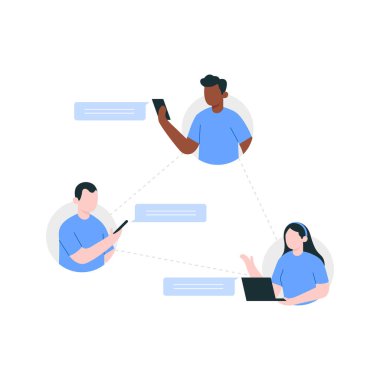 Takım çizimi kavramına sahip uzak bir ağ oluşturma