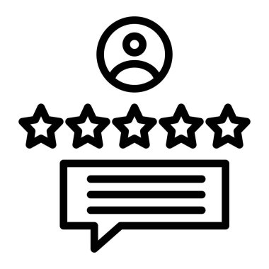 Müşteri İnceleme Satırı Kişisel ve Ticari Kullanım Simgesi.