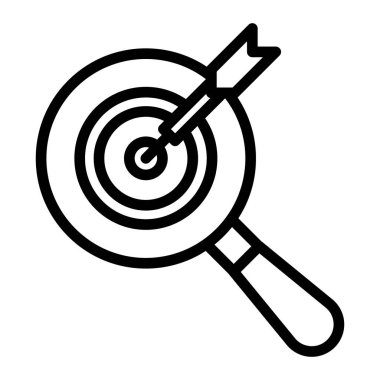 Kişisel ve ticari kullanım için strateji çizgisi simgesi.