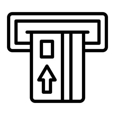 Kişisel ve ticari kullanım için Kart Vektör Satırı Simgesi Tasarımı Ekle