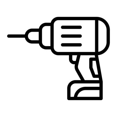 Kişisel ve ticari kullanım için Sondaj Vektör Satırı Simgesi Tasarımı