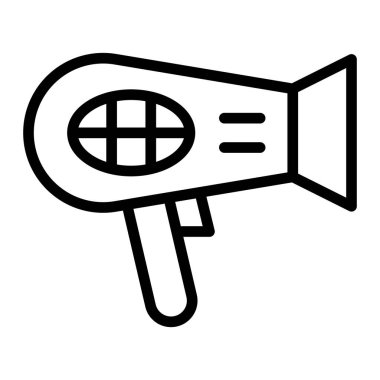 Kişisel ve ticari kullanım için Kurutucu Vektör Hattı Simgesi Tasarımı