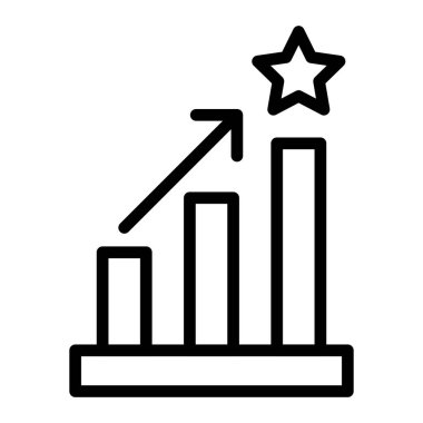 Kişisel ve ticari kullanım için Kariyer Vektör Hattı Simgesi Tasarımı