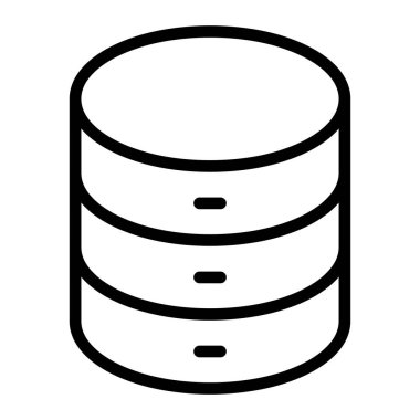 Kişisel ve ticari kullanım için Veri Vektörü Satırı Simgesi Tasarımı
