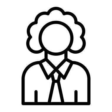 Kişisel ve ticari kullanım için Yargıç Vektör Satırı Simgesi Tasarımı