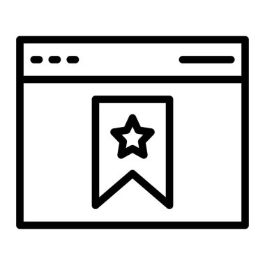 Kişisel ve Ticari Kullanım için Yer İmi Vektör Satırı Simgesi Tasarımı