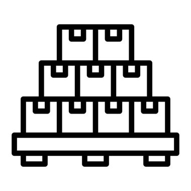 Kişisel ve Ticari Kullanım İçin Menkul Kıymetler Çizgisi Simgesi Tasarımı