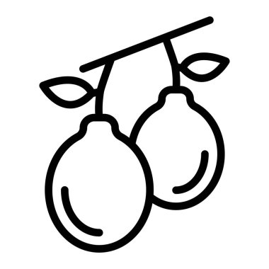 Imbe Vektör Satır Simgesi Tasarımı