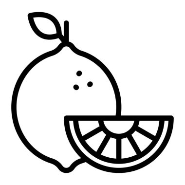 Lime Vektör Satır Simgesi Tasarımı