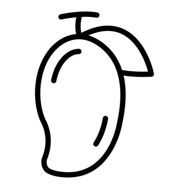 Mango Vektör Satır Simgesi Tasarımı