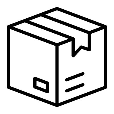 Parsel Vektör Satır Simgesi Tasarımı