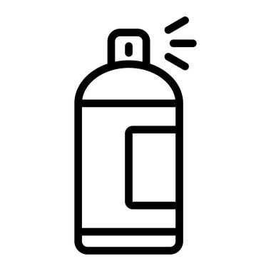 Sprey Boyası Vektör Satır Simgesi Tasarımı