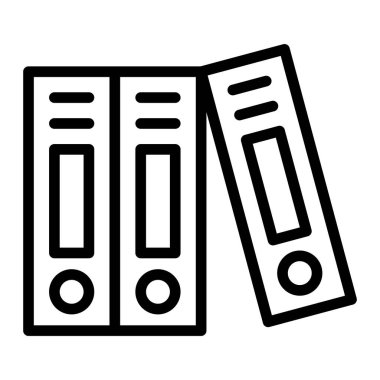 Bağlayıcı Vektör Satır Simgesi Tasarımı