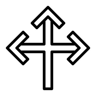 Vektör Satır Simgesi Tasarımı Böl