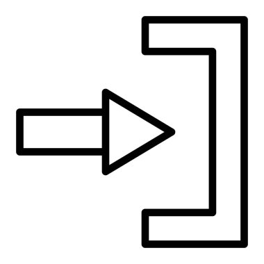 Döner Vektör Satır Simgesi Tasarımı