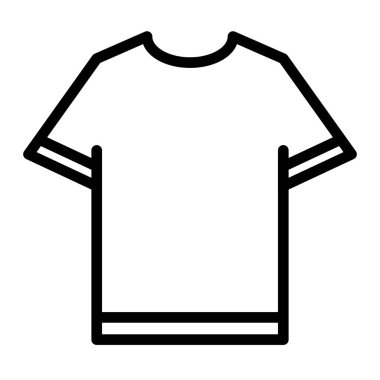 Gömlek Vektör Satırı Simgesi Tasarımı