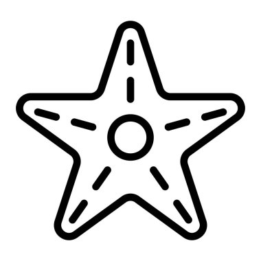 StarFish Vector Satır Simgesi Tasarımı