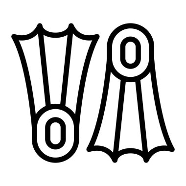 Fins Vektör Satır Simgesi Tasarımı