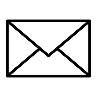 İleti Vektör Satırı Simgesi Tasarımı