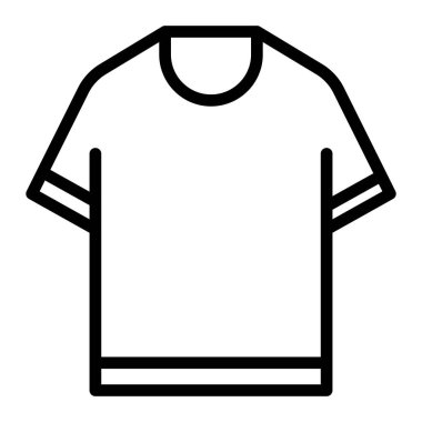 T-Shirt Vector Satır Simgesi Tasarımı