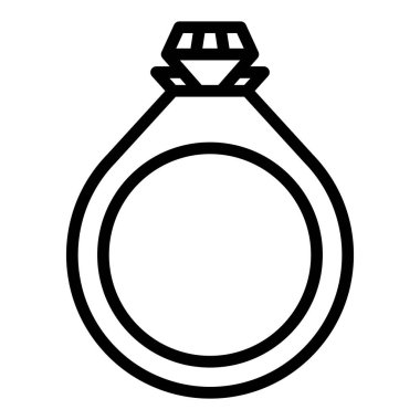 Mens Halka Vektör Satır Simgesi Tasarımı