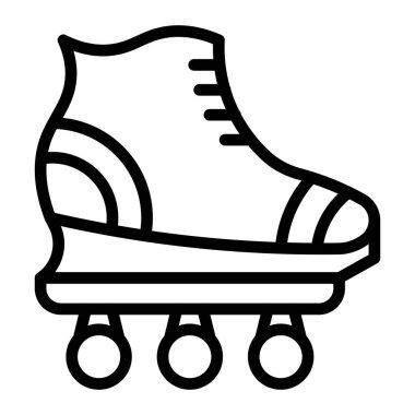 Patenli Paten Vektör Çizgisi Simgesi Tasarımı