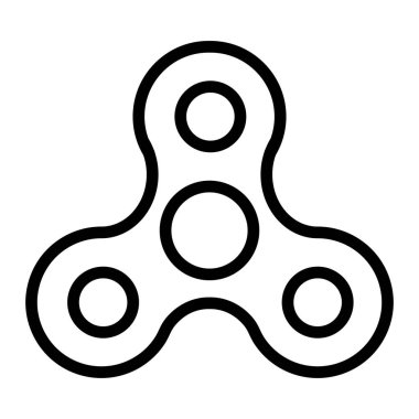 Spinner Vector Satır Simgesi Tasarımı