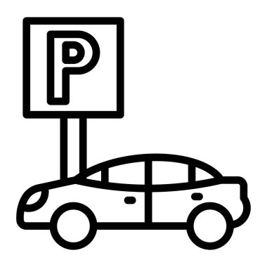 Otopark Hattı Simgeleri Tasarımı