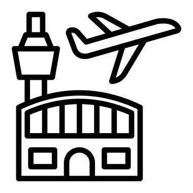 Havaalanı Çizgisi Simgeleri Tasarımı