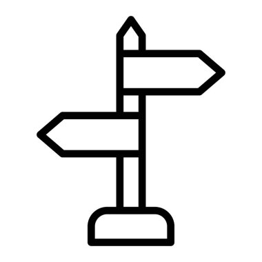 Yönlendirme Çizgisi Simgeleri Tasarımı