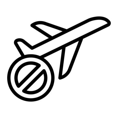 Uçuş İptal Satırı Simgeleri Tasarımı