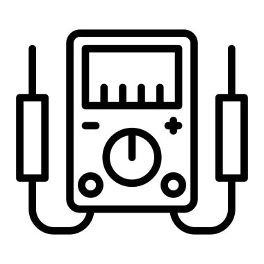 Voltaj Göstergesi Satır Simgeleri Tasarımı