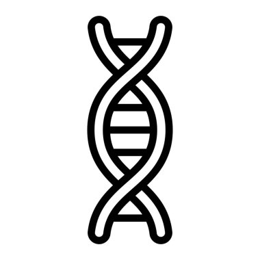 DNA Çizgisi Simgeleri Tasarımı