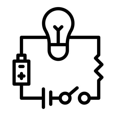 Elektronik Devre Çizgisi Simgeleri Tasarımı