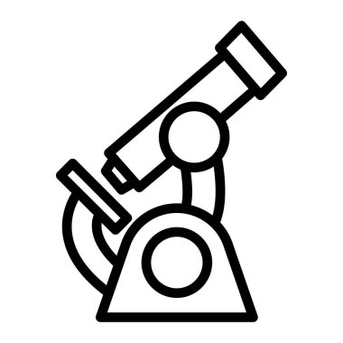 Mikroskop Satır Simgeleri Tasarımı