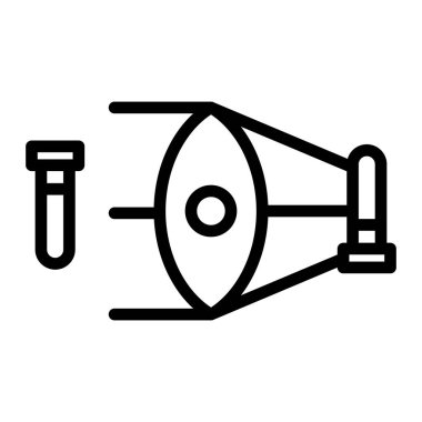 Optik Çizgisi Simgeleri Tasarımı