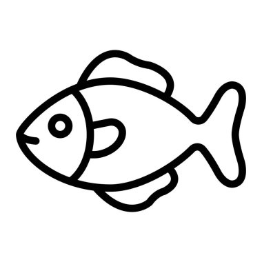 Balık Hattı Simgesi Tasarımı