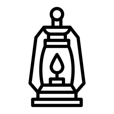 Gaz lambası Satırı Simge Tasarımı