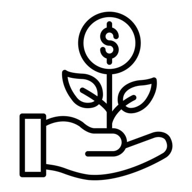 Yatırım Satırı Simgesi Tasarımı