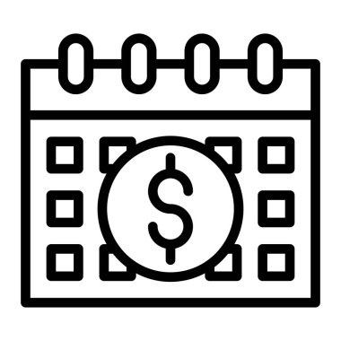 Calender Satır Simgesi Tasarımı