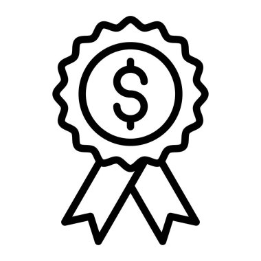 Ödül Satırı Simgesi Tasarımı