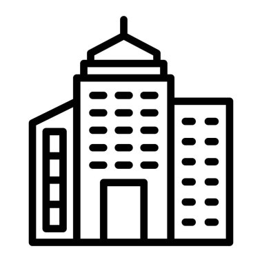 Şehir Çizgisi Simge Tasarımı Kişisel ve Ticari Kullanım İçin