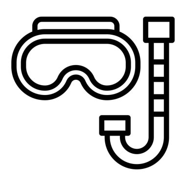 Şnorkel Hattı Simge Tasarımı Kişisel ve Ticari Kullanım İçin