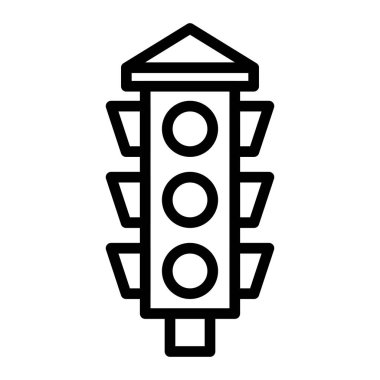 Kişisel ve ticari kullanım için Trafik Denetim Hattı Simge Tasarımı