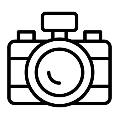 Kişisel ve ticari kullanım için Dijital Kamera Hattı Simge Tasarımı