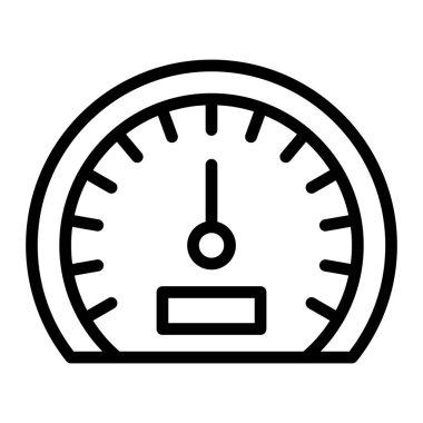 Kişisel ve Ticari Kullanım İçin Hız Çizelgesi Simgesi Tasarımı