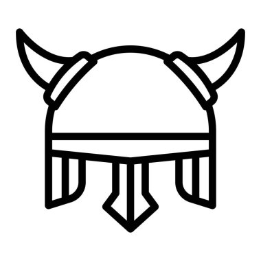 Viking Miğfer Hattı Kişisel ve Ticari Kullanım Simgesi Tasarımı