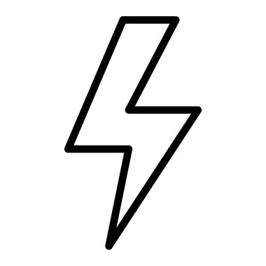 Kişisel ve ticari kullanım için cıvata hattı simgesi tasarımı