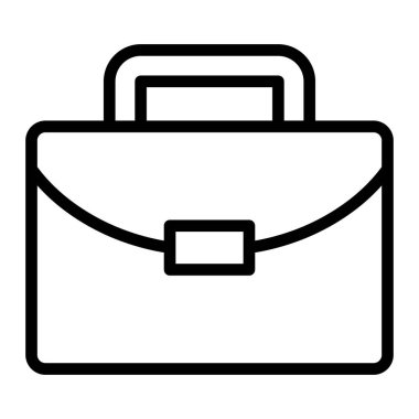 Kişisel ve ticari kullanım için Satchel Satır Simgesi Tasarımı